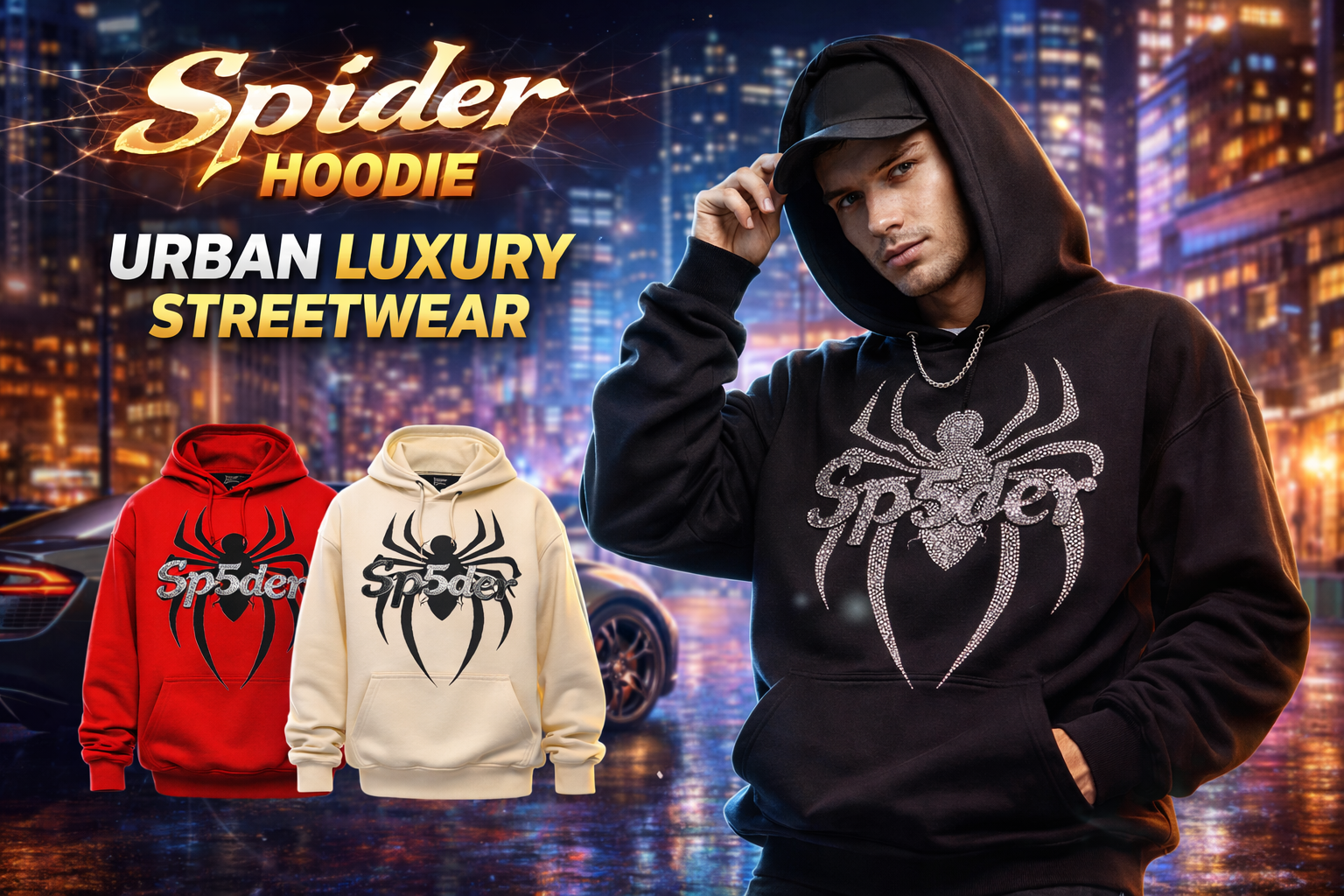 spider hoodie